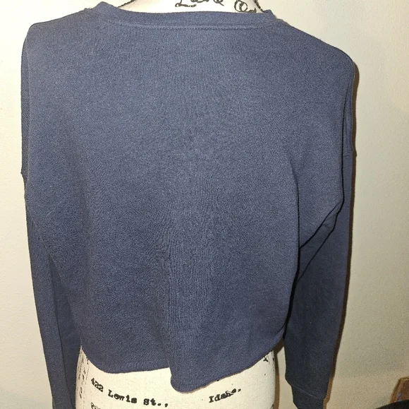 Hard Rock Las Vegas Womans Cropped Long Sleeve Sweatshirt Size M - Picture 6 of 10